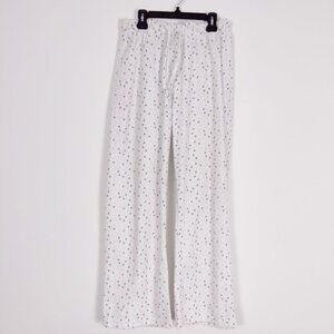 Cuddly Canuckies Women's Polka Dot Fleece Loungewear Pants Size Small Sweatpants